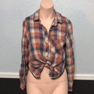 Plaid button up